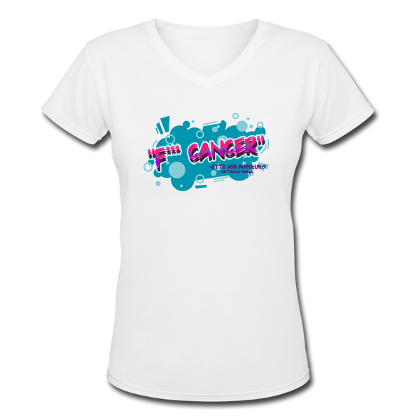 F*** Cancer Womens - white