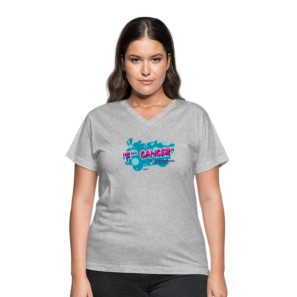 F*** Cancer Womens - gray