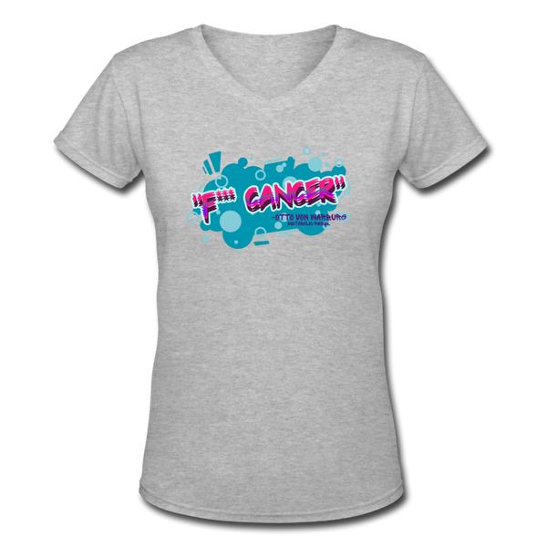 F*** Cancer Womens - gray