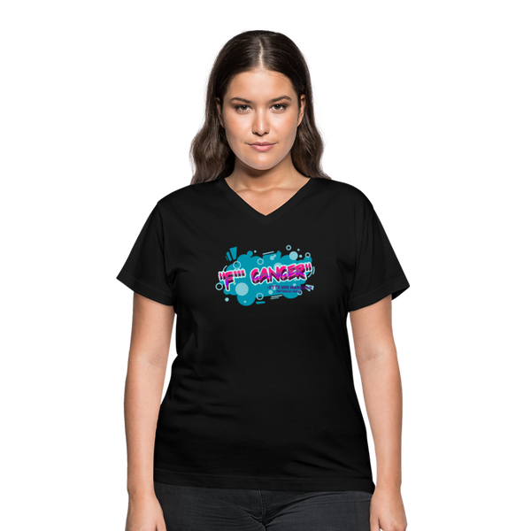 F*** Cancer Womens - black