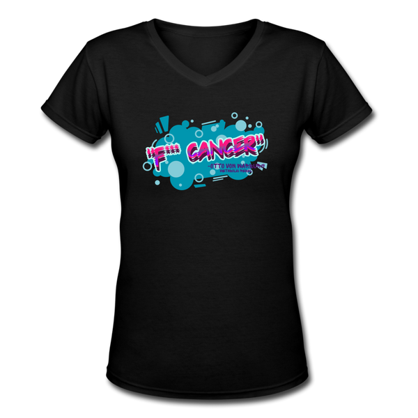 F*** Cancer Womens - black