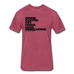 Coffee Dogs Rebellions Mens - heather burgundy