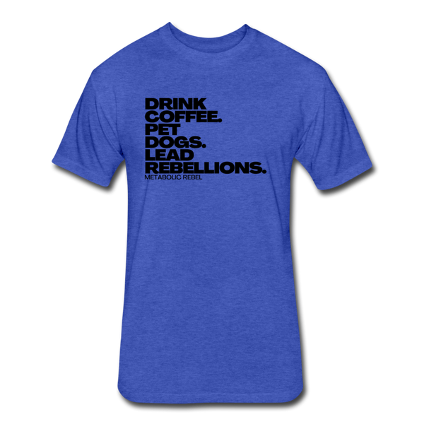 Coffee Dogs Rebellions Mens - heather royal