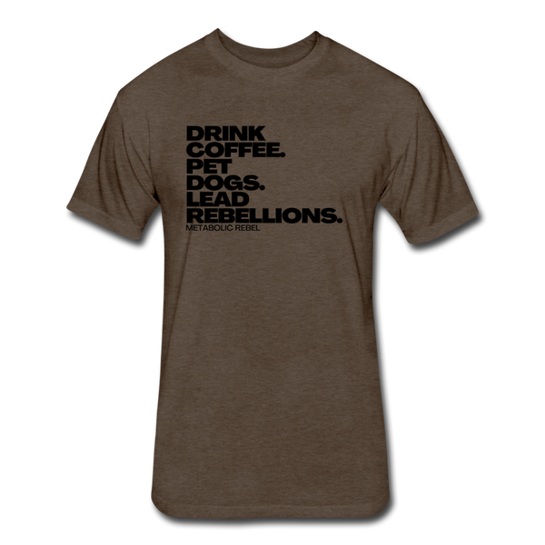 Coffee Dogs Rebellions Mens - heather espresso