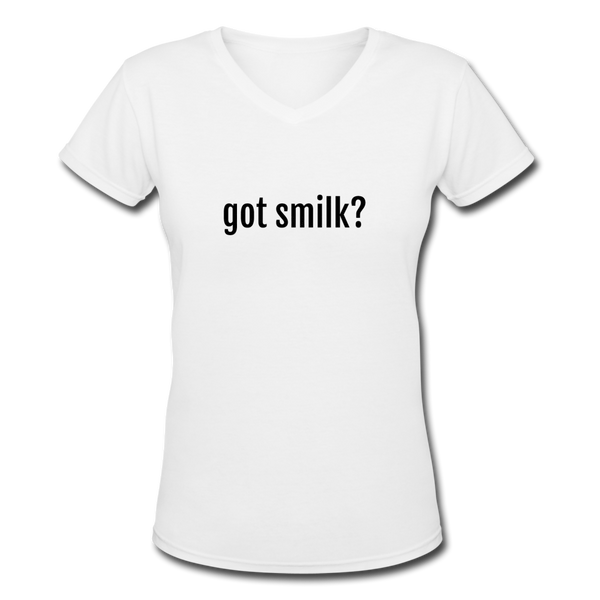 Got Smilk? Womens - white