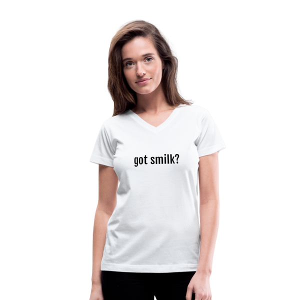 Got Smilk? Womens - white