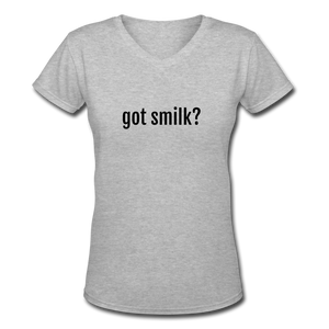 Got Smilk? Womens - gray