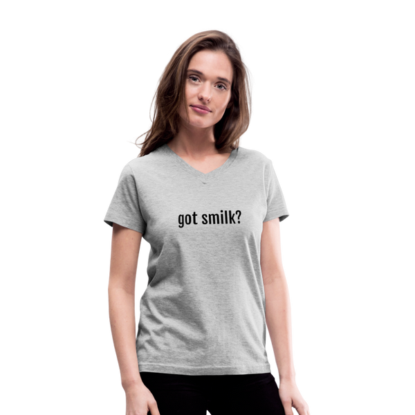 Got Smilk? Womens - gray