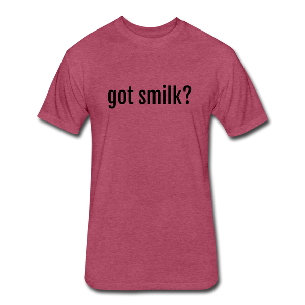 Got Smilk? Mens - heather burgundy