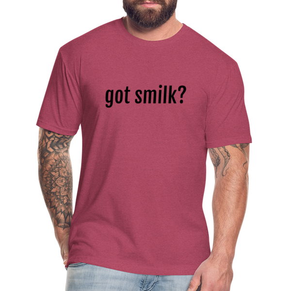 Got Smilk? Mens - heather burgundy