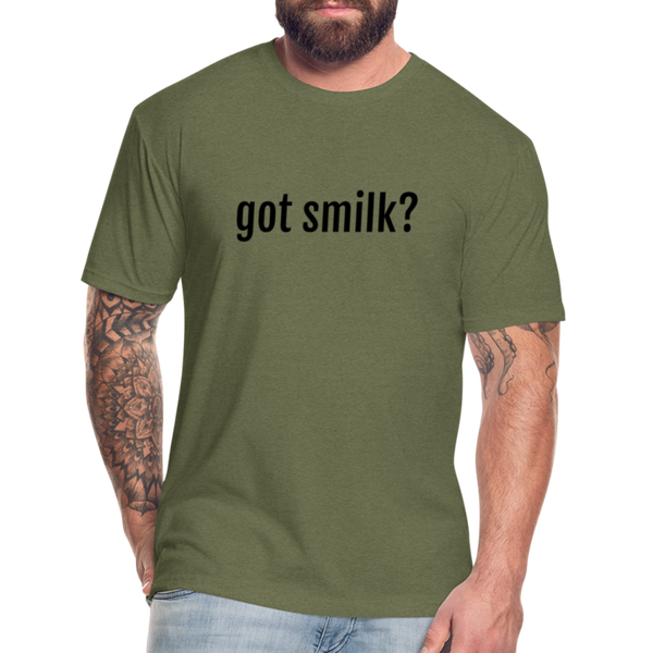 Got Smilk? Mens - heather military green