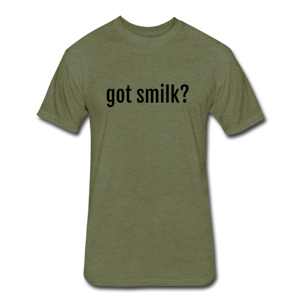 Got Smilk? Mens - heather military green