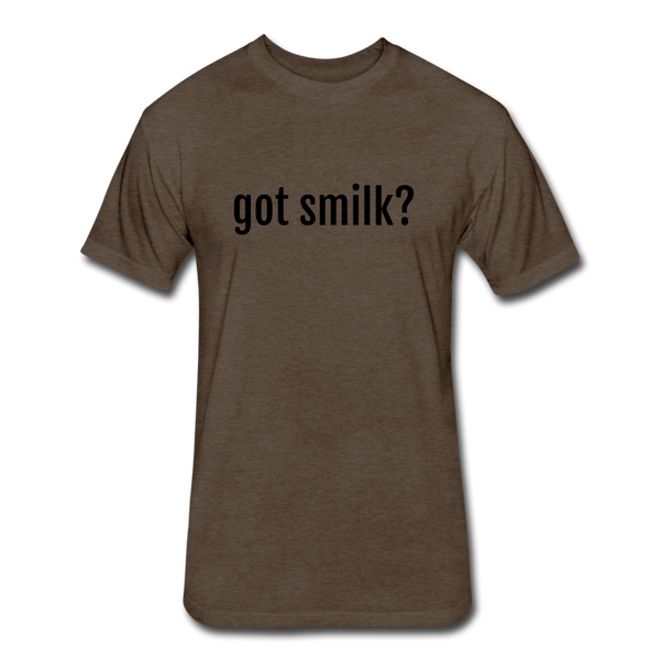 Got Smilk? Mens - heather espresso