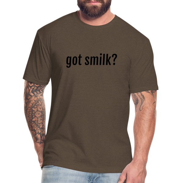 Got Smilk? Mens - heather espresso