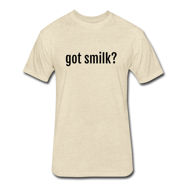 Got Smilk? Mens - heather cream