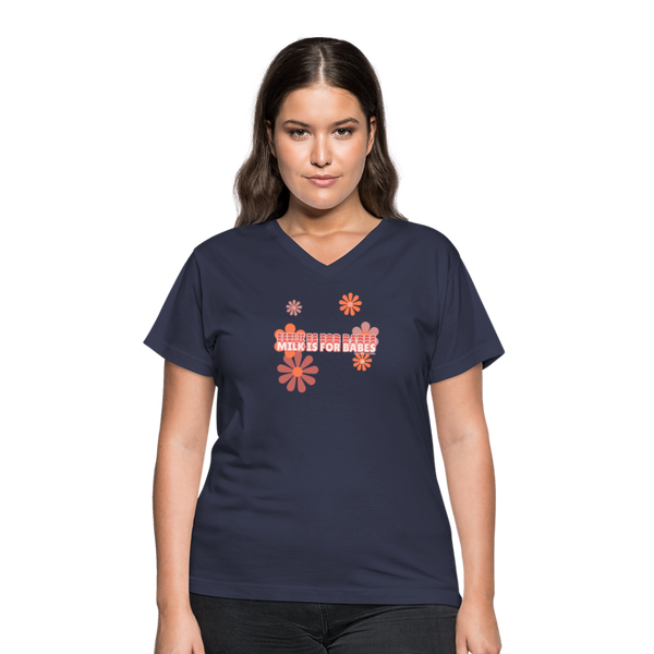 Milk Is For Babes Womens - navy