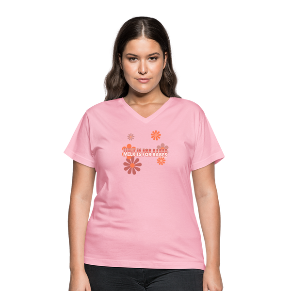 Milk Is For Babes Womens - pink