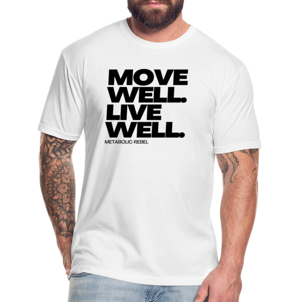 Move Well. Live Well. Mens - white