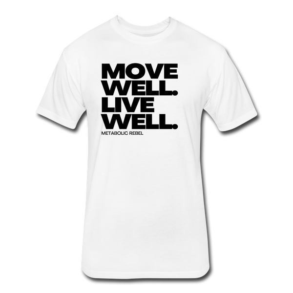 Move Well. Live Well. Mens - white