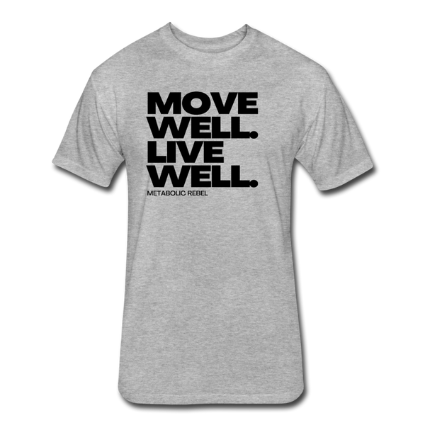 Move Well. Live Well. Mens - heather gray