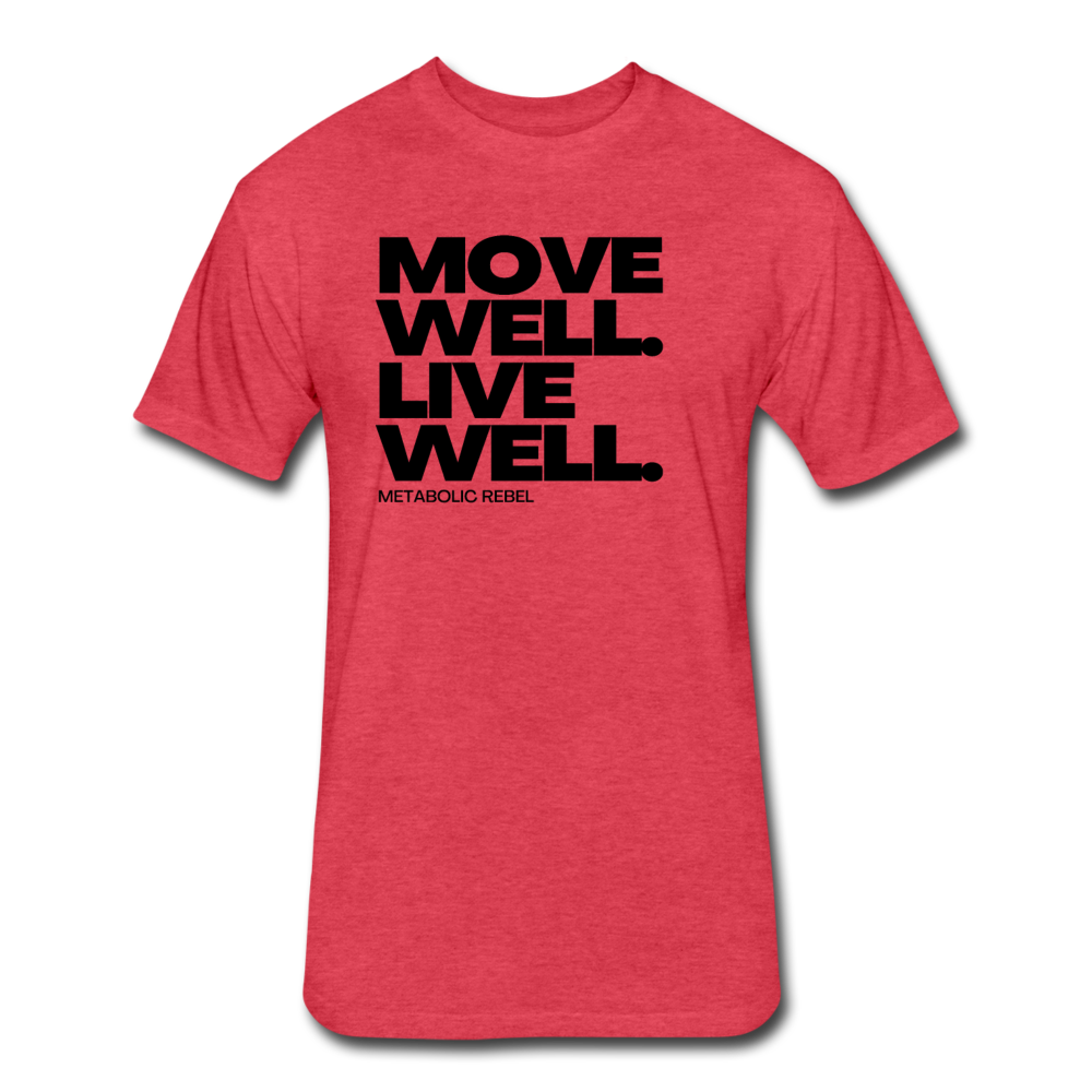 Move Well. Live Well. Mens - heather red