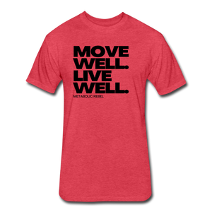 Move Well. Live Well. Mens - heather red