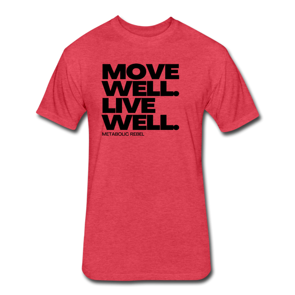 Move Well. Live Well. Mens - heather red