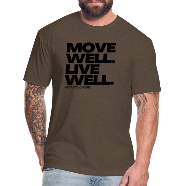 Move Well. Live Well. Mens - heather espresso