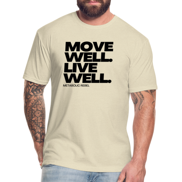 Move Well. Live Well. Mens - heather cream