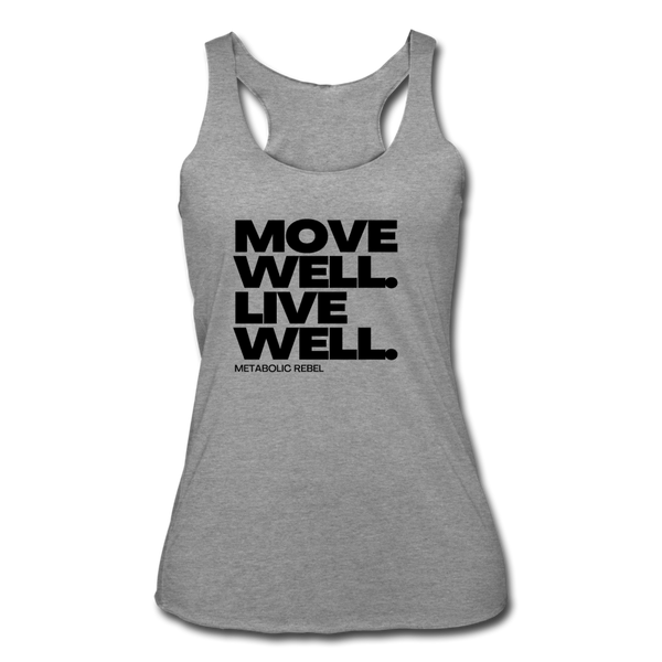 Move Well. Live Well. Womens - heather grey