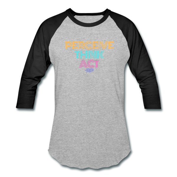 PTA -RP 3/4 Sleeve Mens - heather gray/black