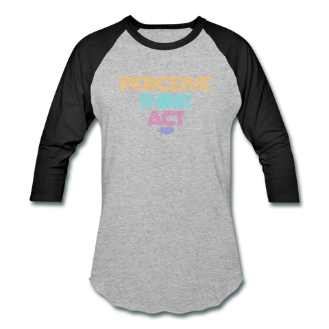 PTA -RP 3/4 Sleeve Mens - heather gray/black