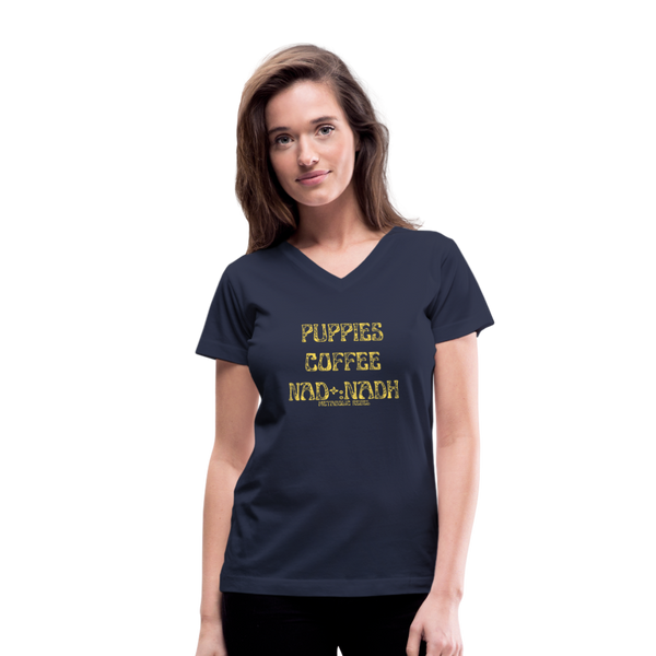 Women's V-Neck T-Shirt - navy