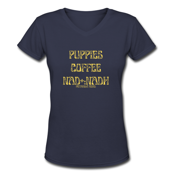 Women's V-Neck T-Shirt - navy