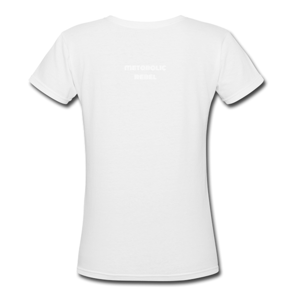 Women's V-Neck T-Shirt - white