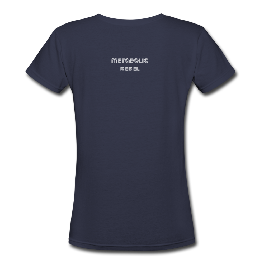 Women's V-Neck T-Shirt - navy