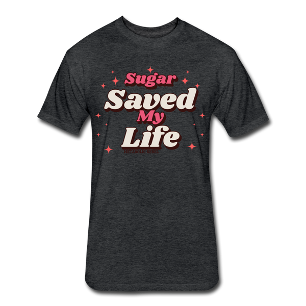 Sugar Saves Mens - heather black