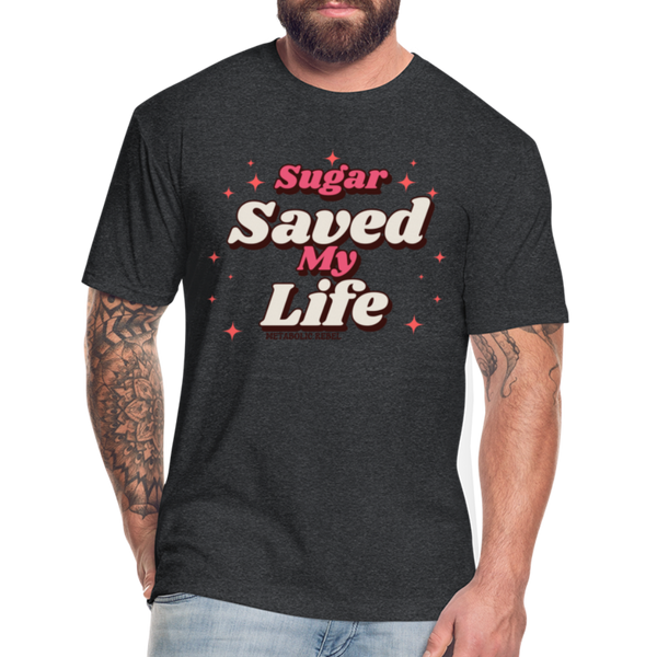 Sugar Saves Mens - heather black