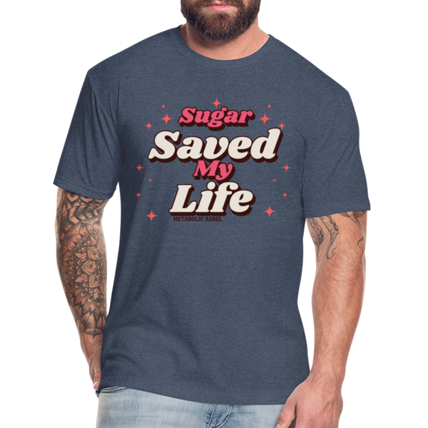 Sugar Saves Mens - heather navy