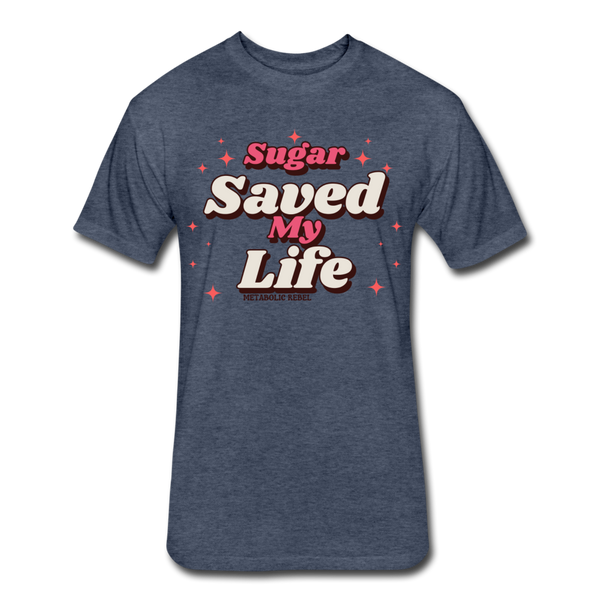 Sugar Saves Mens - heather navy