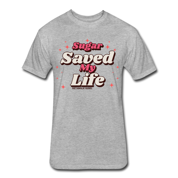 Sugar Saves Mens - heather gray