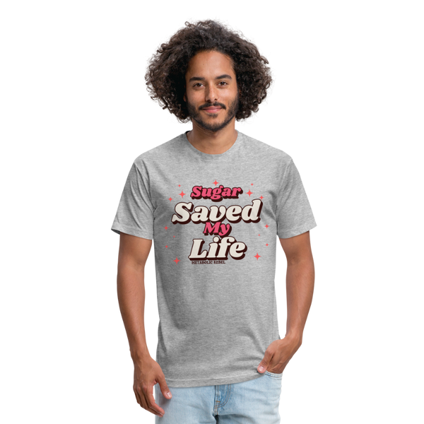 Sugar Saves Mens - heather gray