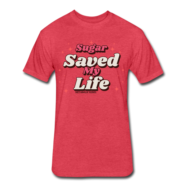 Sugar Saves Mens - heather red