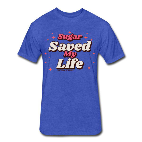 Sugar Saves Mens - heather royal