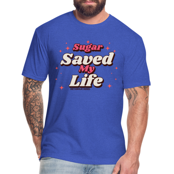 Sugar Saves Mens - heather royal