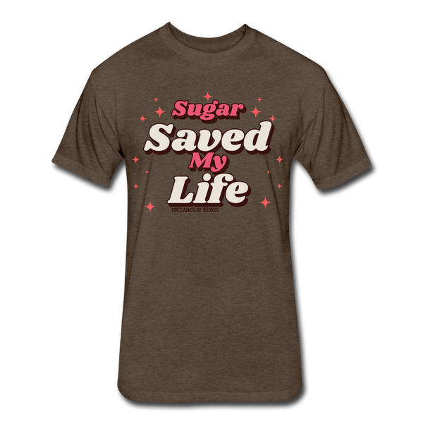 Sugar Saves Mens - heather espresso