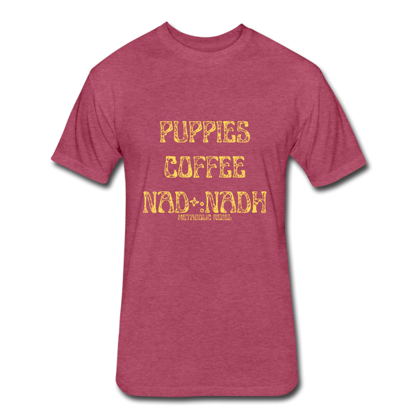 Puppies Coffee NAD - heather burgundy