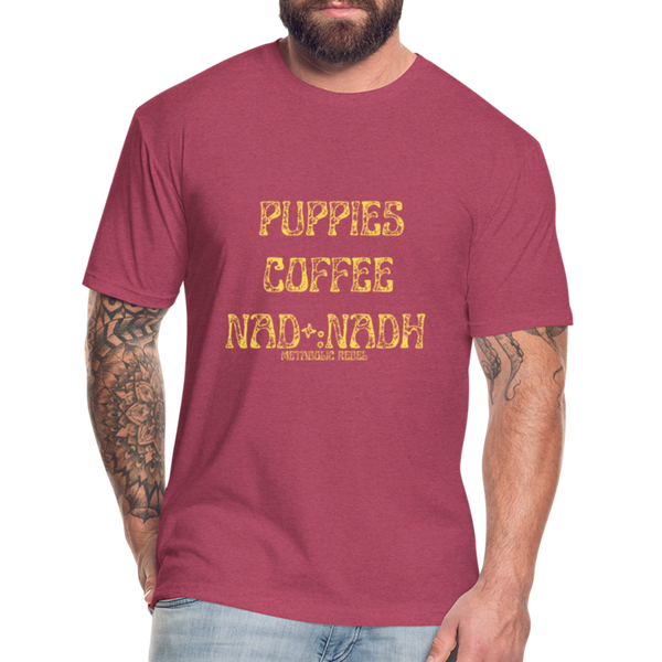 Puppies Coffee NAD - heather burgundy