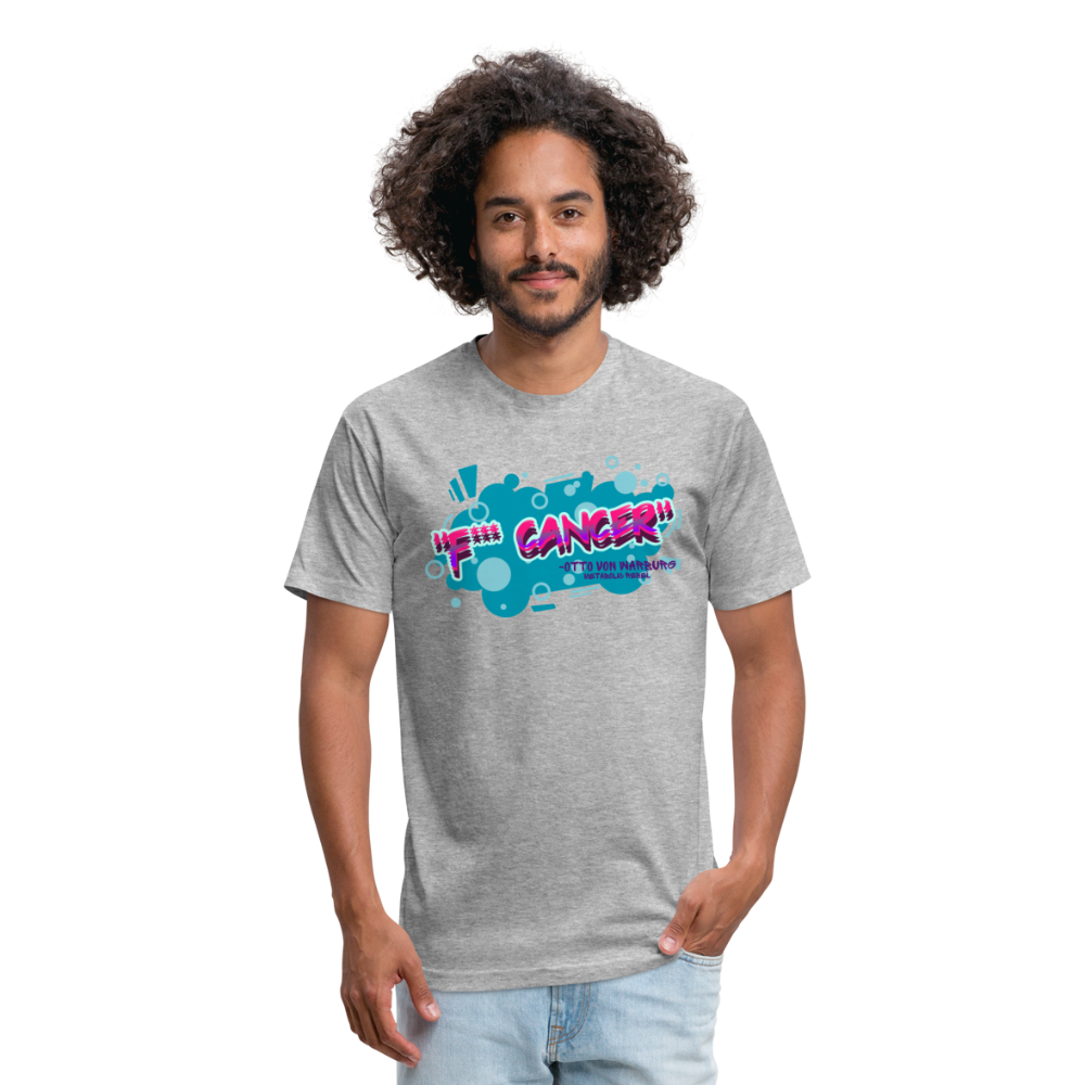 F*** Cancer Mens - heather gray