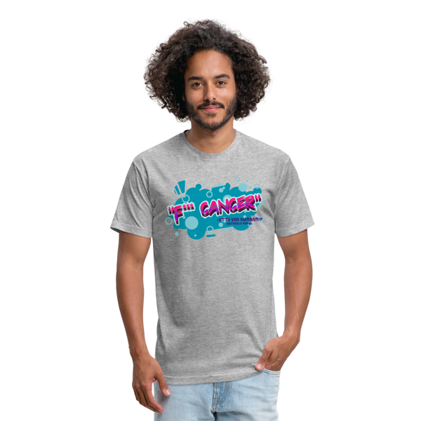 F*** Cancer Mens - heather gray